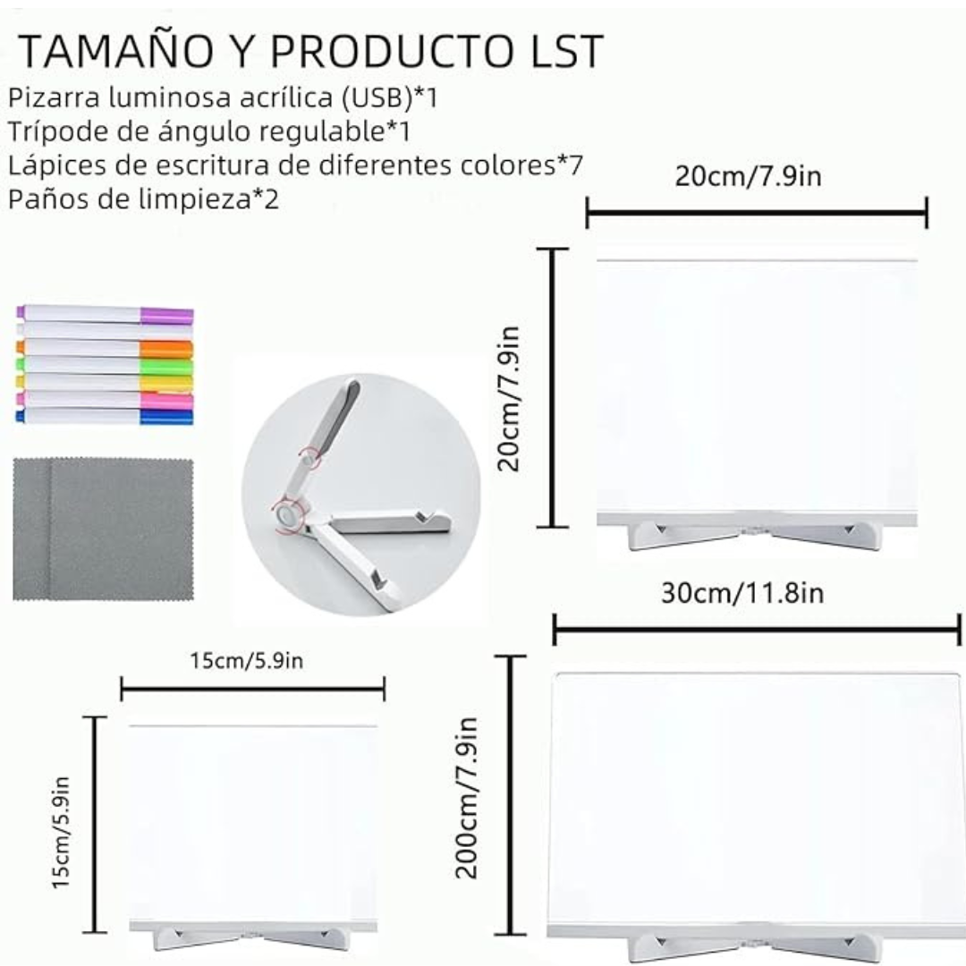 Tablero LED de Mensajes Iluminados