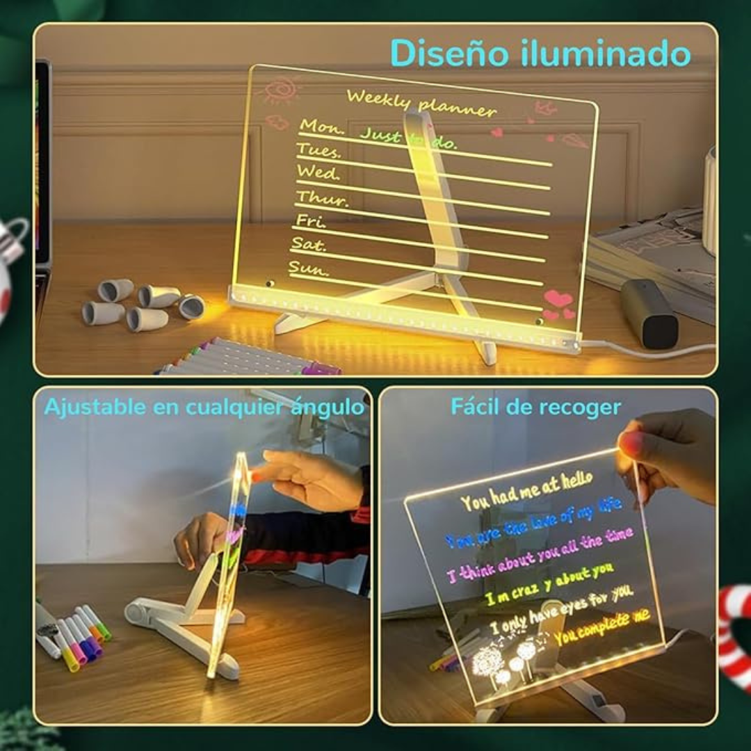 Tablero LED de Mensajes Iluminados