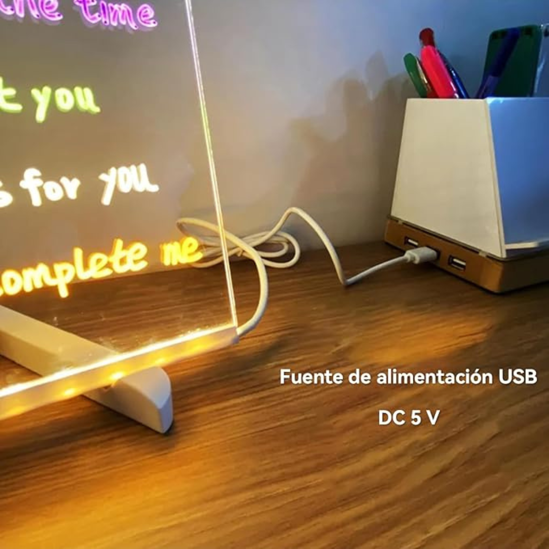 Tablero LED de Mensajes Iluminados